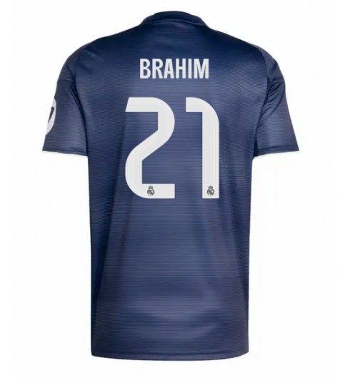 Real Madrid Brahim Diaz #21 Venkovní Dres 2025-26 Krátký Rukáv Real Madrid Brahim Diaz #21 Venkovní Dres 2025-26 Krátký Rukáv